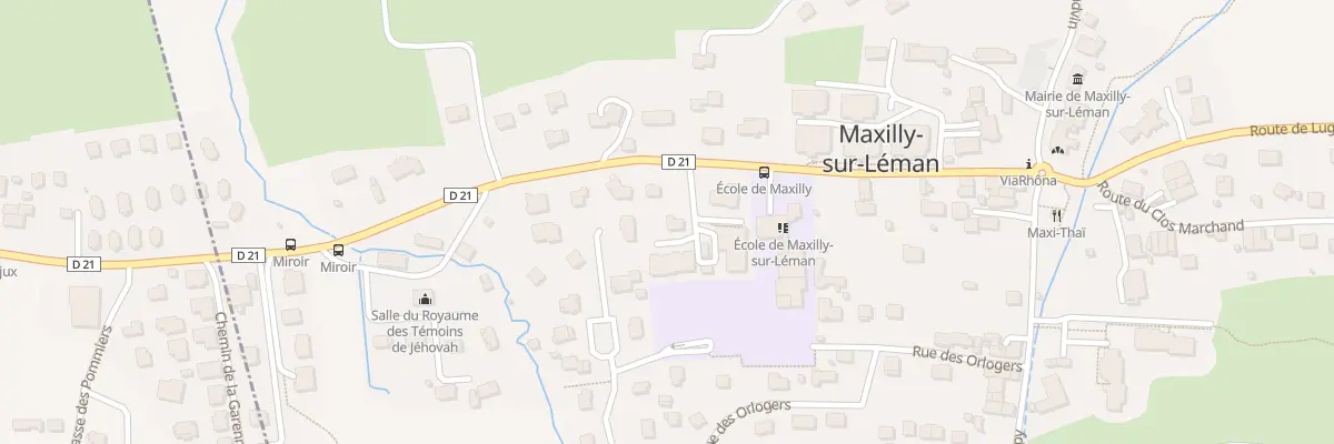 Plan du 253 Rue du Miroir à Maxilly-sur-Léman