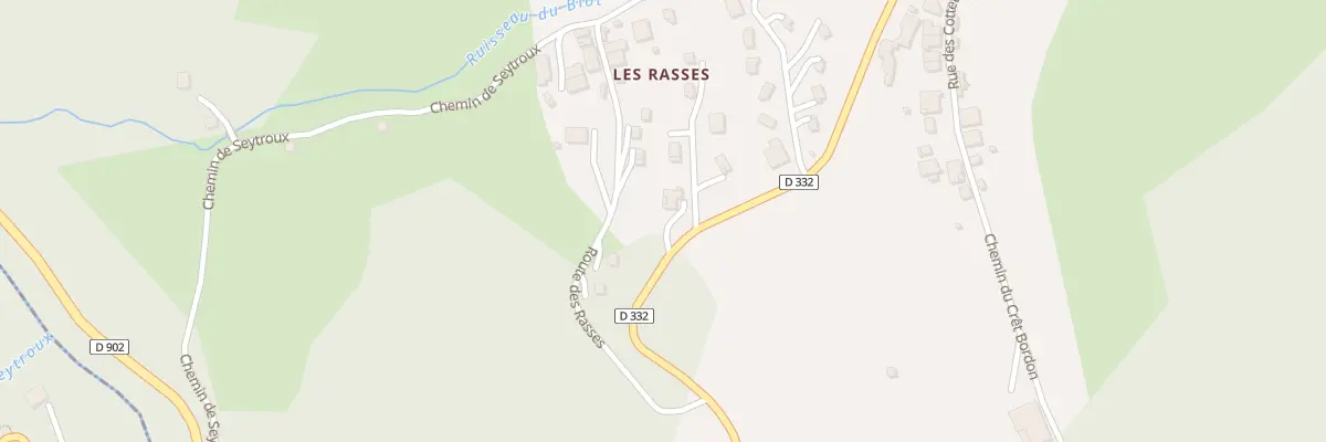 Plan du 997 Rte du Chef Lieu au Biot