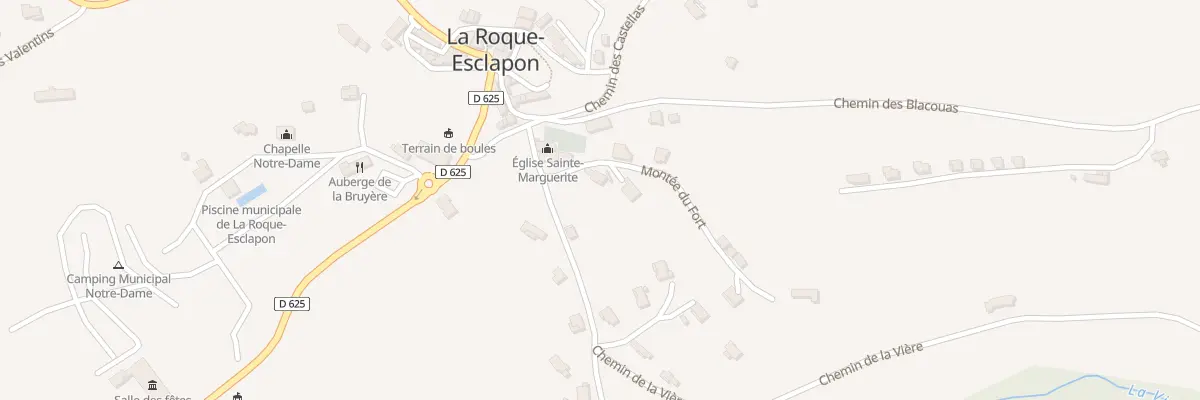 Plan du 5054 La Ferrage à La Roque-Esclapon