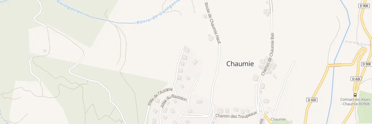 Plan du 7544 Chaumie à Colmars