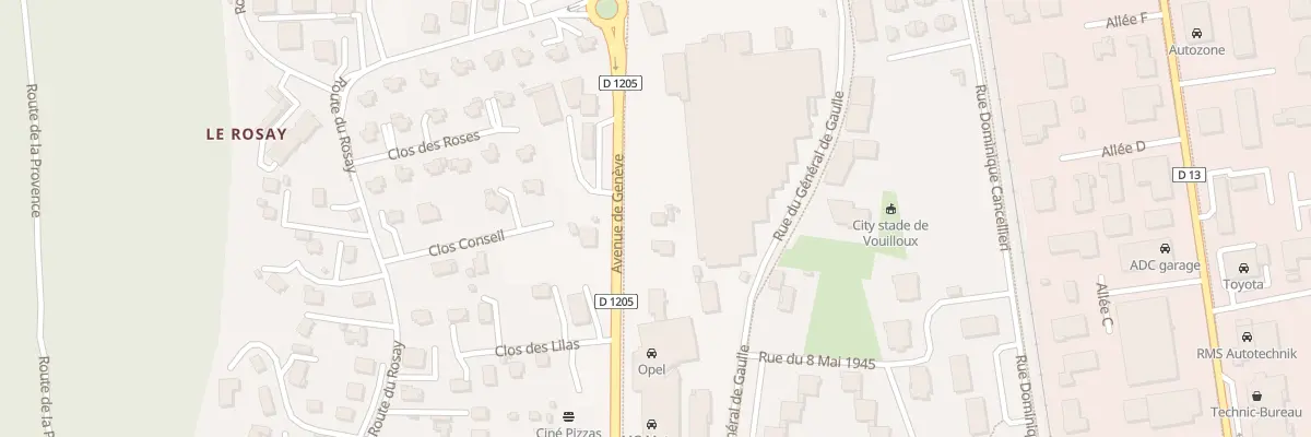 Plan du 1314 Av de Geneve à Sallanches