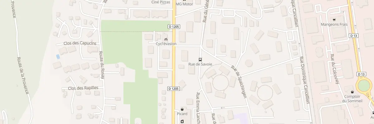 Plan du 34 Rue de Spaichingen à Sallanches