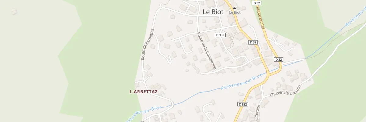 Plan du 98 Che des Poiriers au Biot
