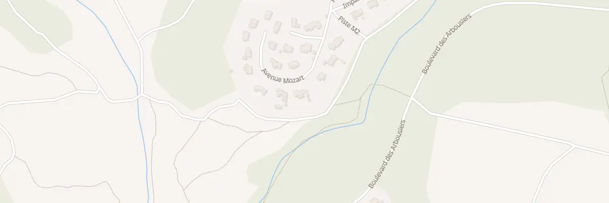 Plan du 8 Av Mozart à Roquebrune-sur-Argens