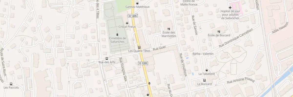 Plan du 39 Rue Guer à Sallanches