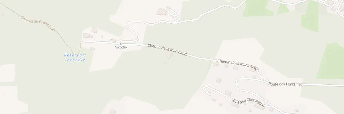 Plan du 321 Che de la Marchande à La Rivière-Enverse