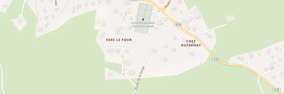 Plan du 110 Rte de la Sauge à Saint-Paul-en-Chablais