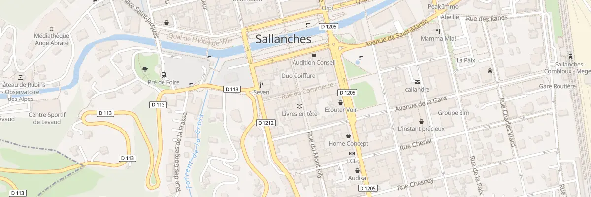 Plan du 74 Rue du Mont Joly à Sallanches