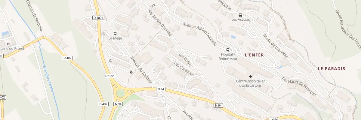 Plan du 7 Av Adrien Daurelle à Briançon