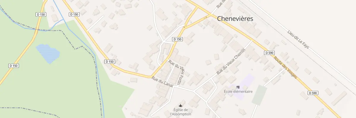 Plan du 3 Rue du Vieux Fortin à Chenevières