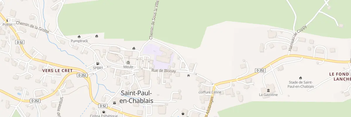 Plan du 91 Rue de Blonay à Saint-Paul-en-Chablais