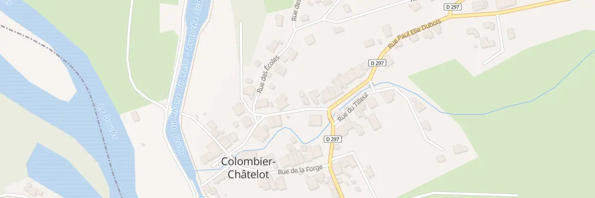 Plan du 6 Rue de la Fontaine à Saint-Maurice-Colombier