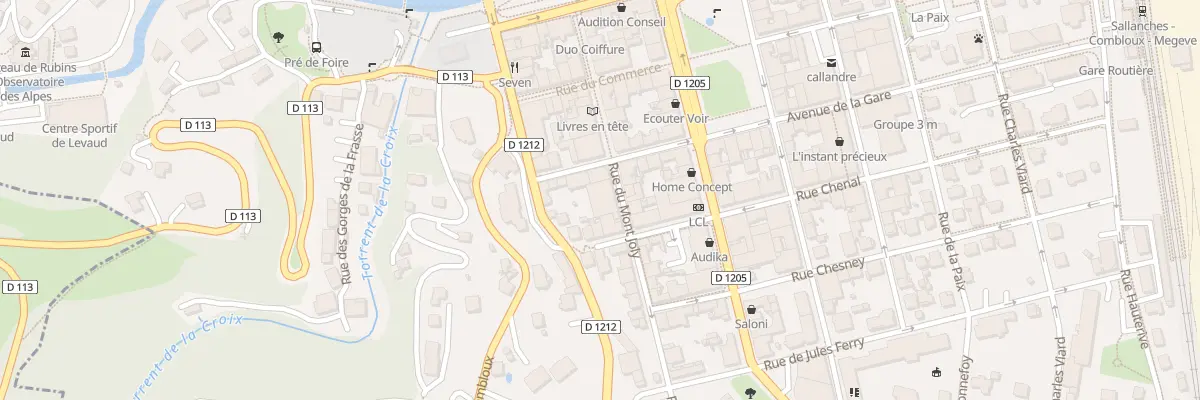 Plan du 144 Rue du Mont Joly à Sallanches