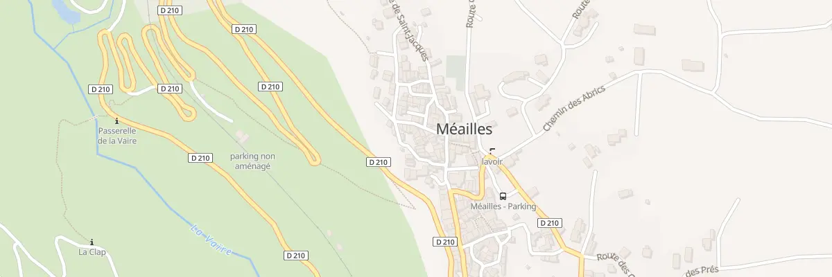 Plan du 7077 Le Village à Méailles