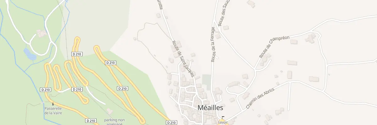 Plan du 5150 Le Village à Méailles