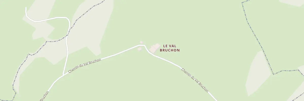 Plan du 5034 Le Val de Bruchon au Bélieu