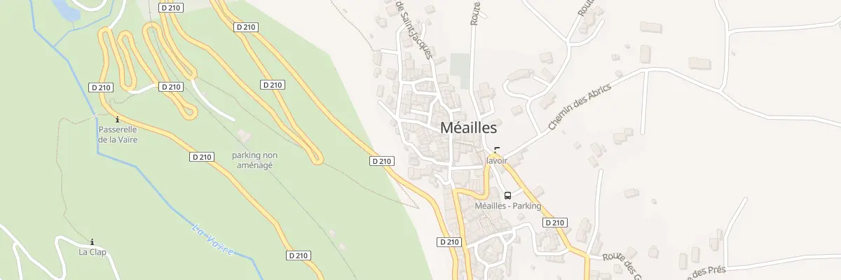Plan du 7041 Le Village à Méailles
