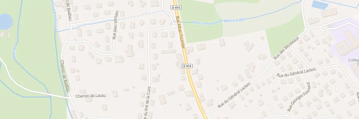 Plan du 69 Rue Alban Fournier à Rambervillers