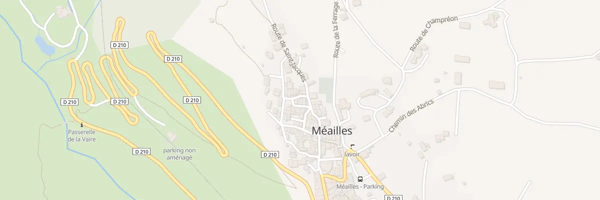 Plan du 7010 Le Village à Méailles