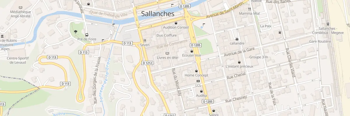 Plan du 113 Rue du Mont Joly à Sallanches