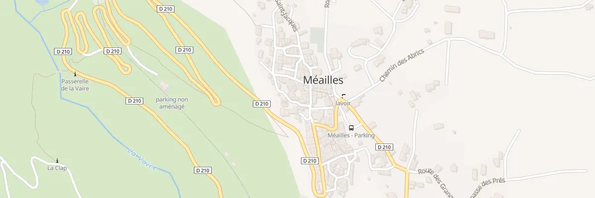 Plan du 7002 Le Village à Méailles