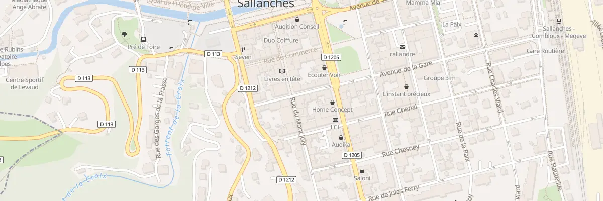 Plan du 143 Rue du Mont Joly à Sallanches
