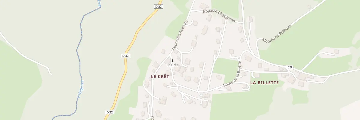 Plan du 42 Imp chez Joson à Chevenoz