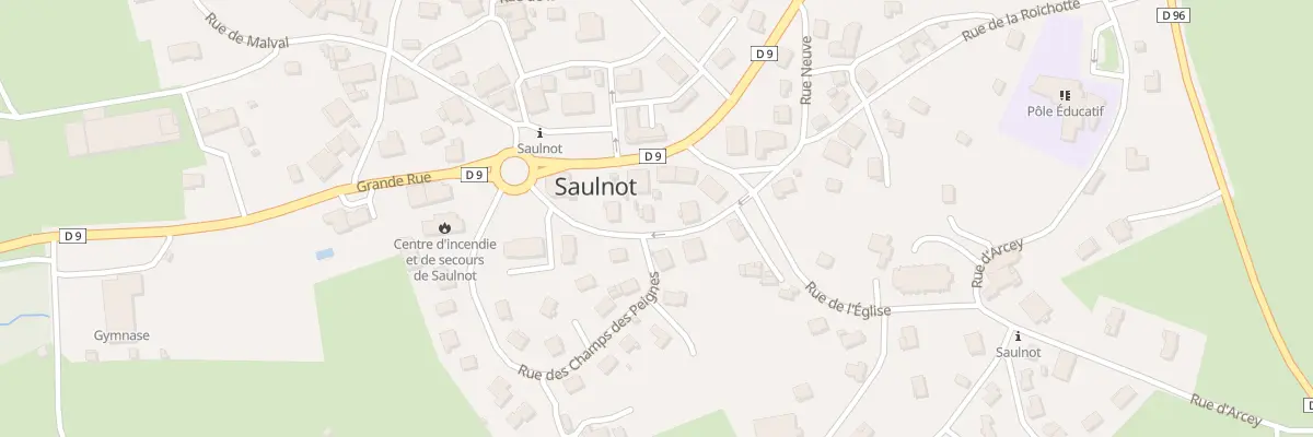 Plan du 1 Rue du Château à Saulnot