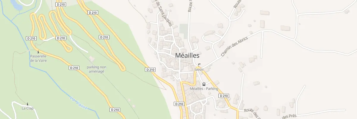 Plan du 7070 Le Village à Méailles