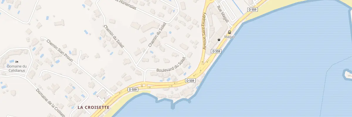 Plan du 9 Bd du Soleil à Sainte-Maxime