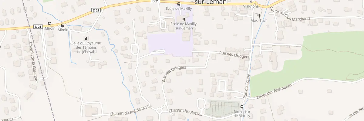Plan du 196 Rue des Orlogers à Maxilly-sur-Léman
