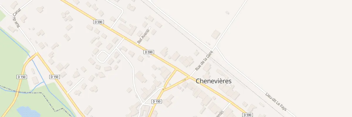 Plan du 6 Rte Division Leclerc à Chenevières