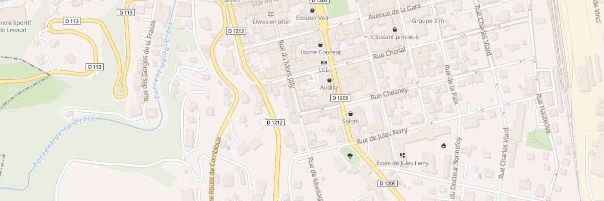 Plan du 233 Rue du Mont Joly à Sallanches
