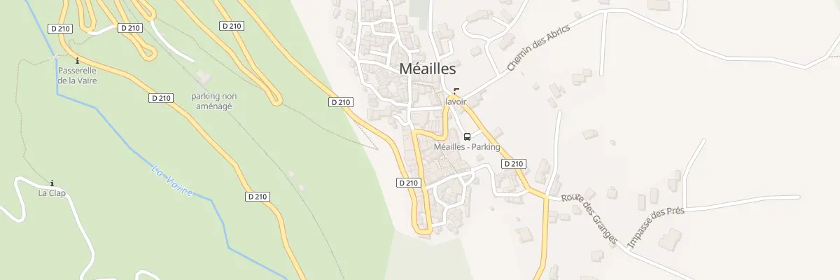 Plan du 5077 Le Village à Méailles