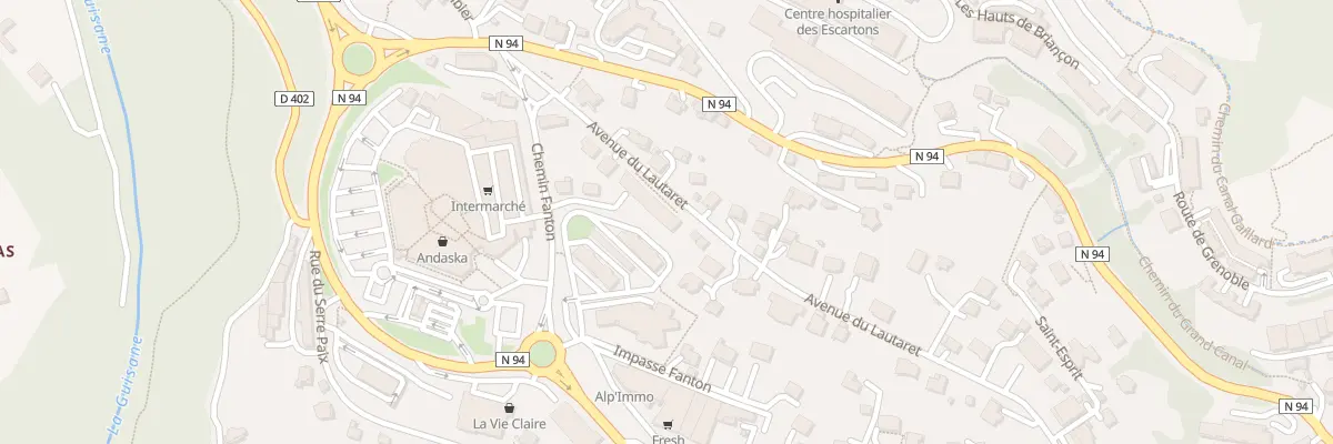 Plan du 55 Av du Lautaret à Briançon