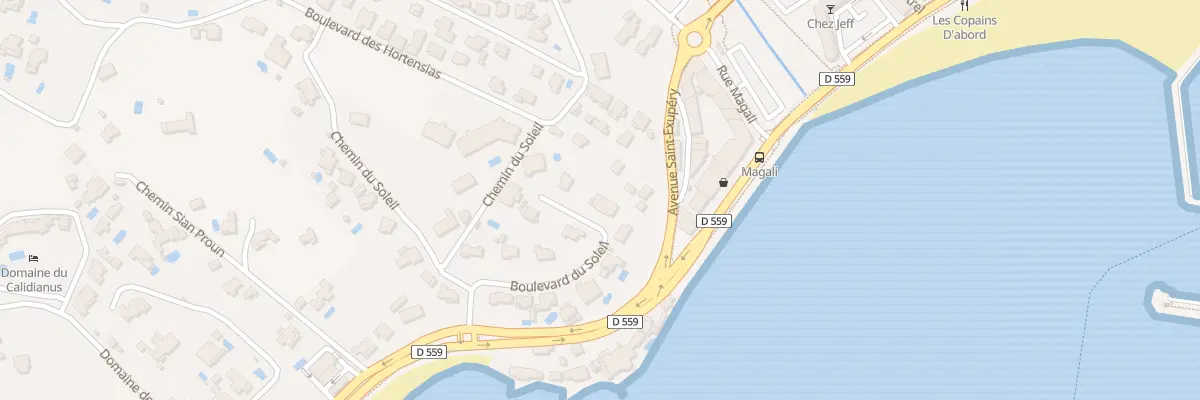 Plan du 18 Bd du Soleil à Sainte-Maxime
