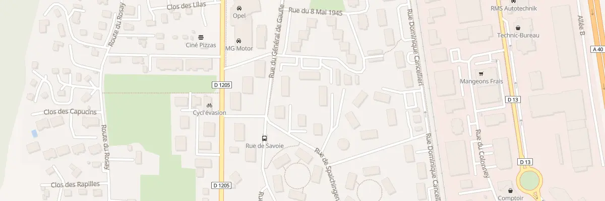 Plan du 152 Rue du 8 mai 1945 à Sallanches