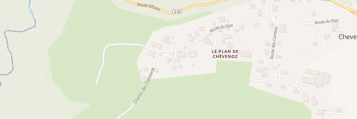 Plan du 519 Rte du Plan à Chevenoz