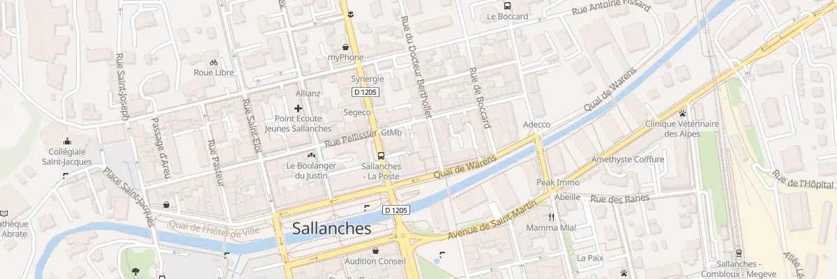 Plan du 47 Rue du docteur Berthollet à Sallanches