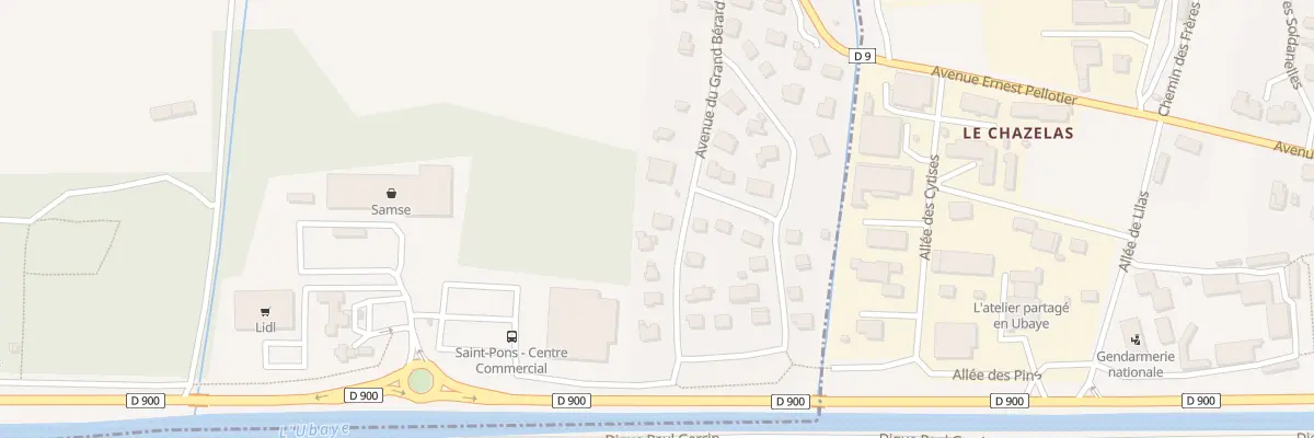 Plan du 240 Av du Grand Bérard à Saint-Pons