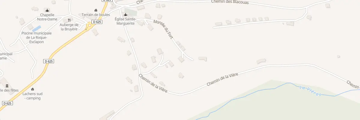 Plan de La Ferrage à La Roque-Esclapon