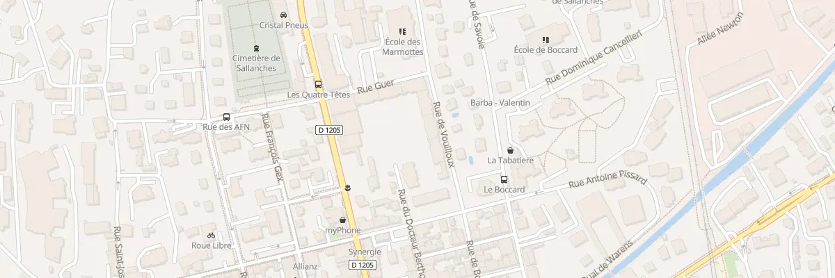Plan du 54 Rue Guer à Sallanches