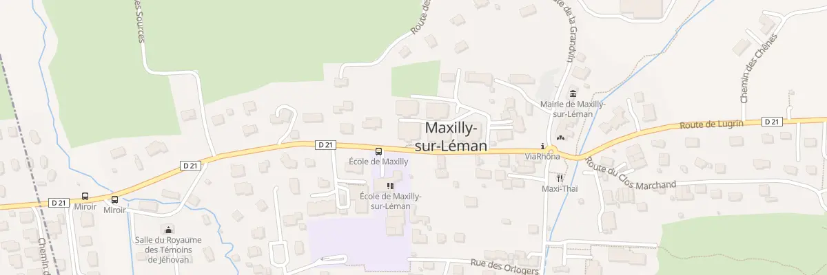 Plan du 166 Rue du Miroir à Maxilly-sur-Léman