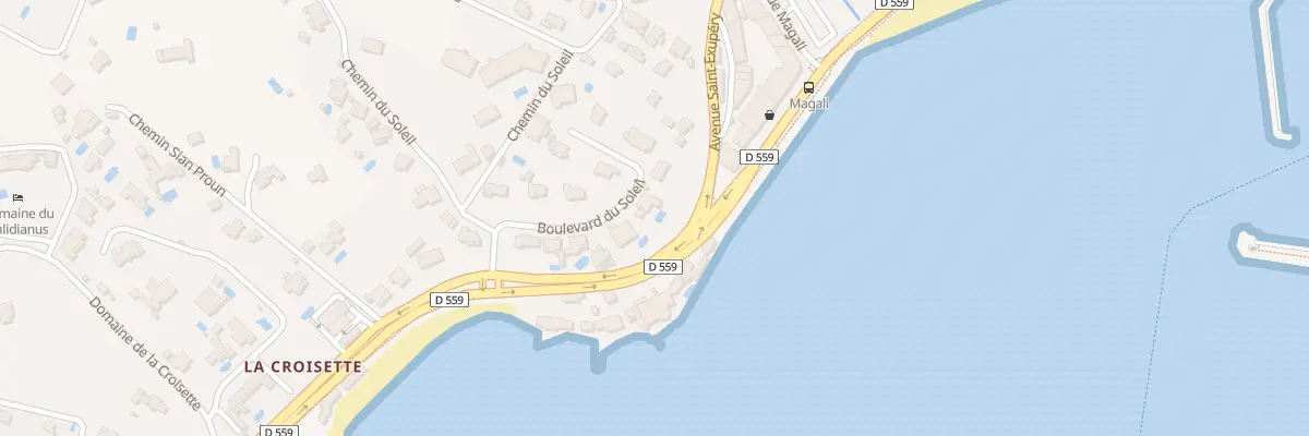Plan du 12B Bd du Soleil à Sainte-Maxime