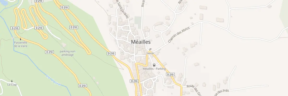 Plan du 5063 Le Village à Méailles