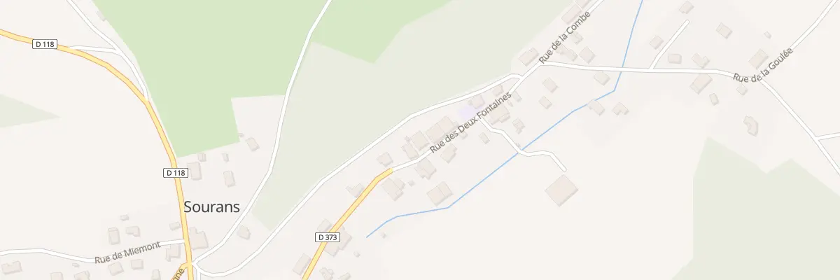 Plan du 10 Rue des 2 Fontaines à Sourans