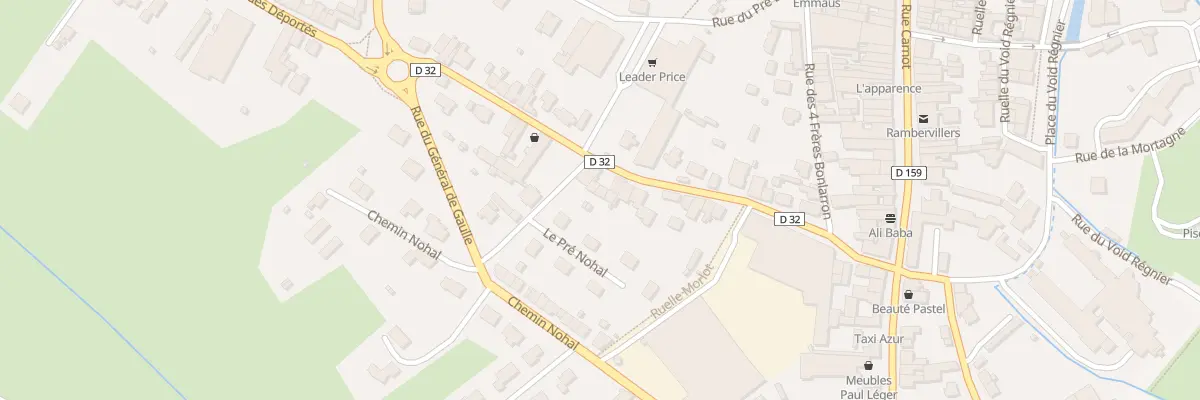 Plan du 35 Rue des Abbés Mathis et Marion à Rambervillers