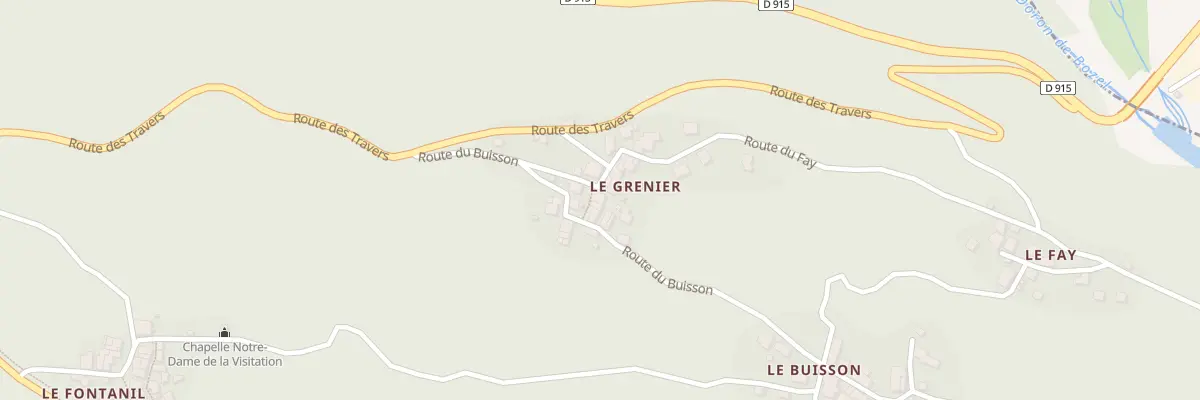 Plan du 56 Rte du Grenier à Courchevel