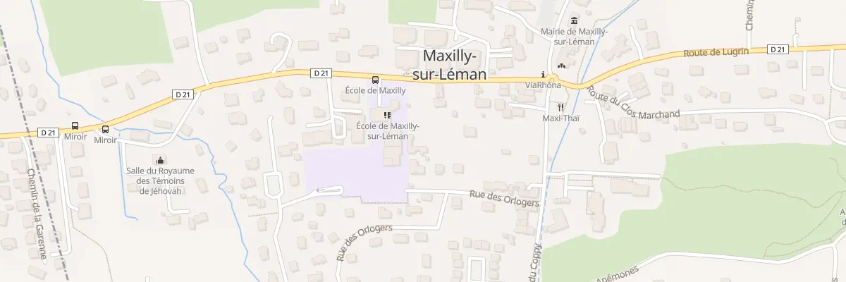 Plan du 143 Rue du Miroir à Maxilly-sur-Léman