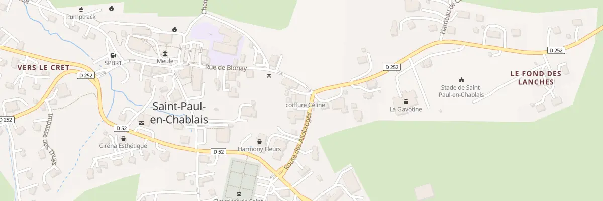 Plan du 131 Rte des Allobroges à Saint-Paul-en-Chablais